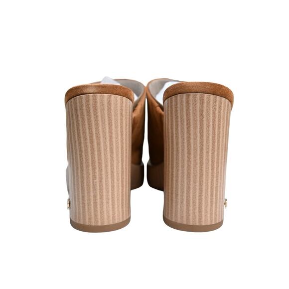 Sam Edelman Womens 8.5 Shiloh Leather Heeled Mule in Frontier Brown NEW - Picture 6 of 11